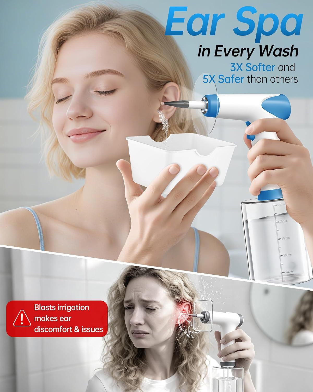 Electric Ear Wax Removal Kit Effective Flushing Irrigation