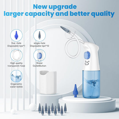2-In-1 Ear Wax Removal Kit, 1080P Ear Camera &amp; Ear Irrigation System