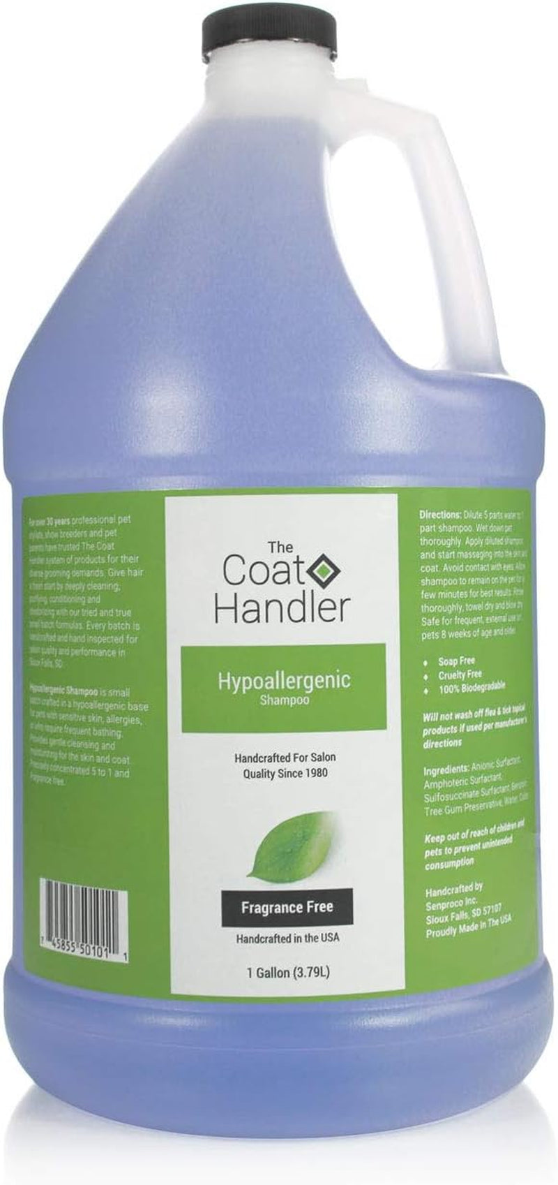 Hypoallergenic Dog Shampoo for Sensitive Skin, 1 Gallon
