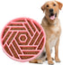 Slow Feeder Dog Bowl, Puzzle Maze Design to Slow down Eating, 3-Cup Capacity, Anti-Gulping Food Bowl for Medium & Large Dogs,Pink