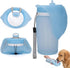 Portable Dog Water Bottle, Leak Proof Collapsible Water Bottles Lightweight Dog Water Bottle Suitable for Pets Outdoor Walking, Hiking, Travel, Camping (Light Blue, 20.9, Ounces)