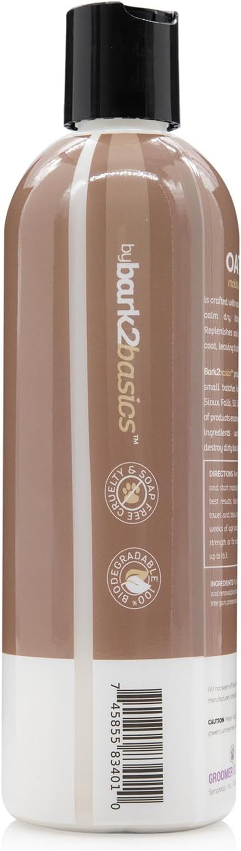 Oatmeal Dog Shampoo, 16 Oz - Natural Colloidal Oatmeal, Natural Ingredients, Calms Dry Itchy Irritated Skin, Moisturizes and Soothes the Skin and Coat, Professional Grade