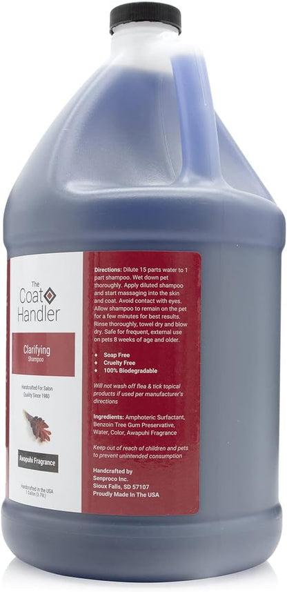 Clarifying Dog Shampoo, Removes Stains, Awapuhi, 1 Gallon