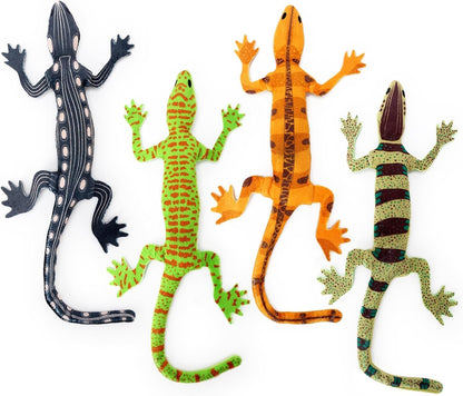 Plush Lizard Catnip Toys for Indoor Cats 4 Pack