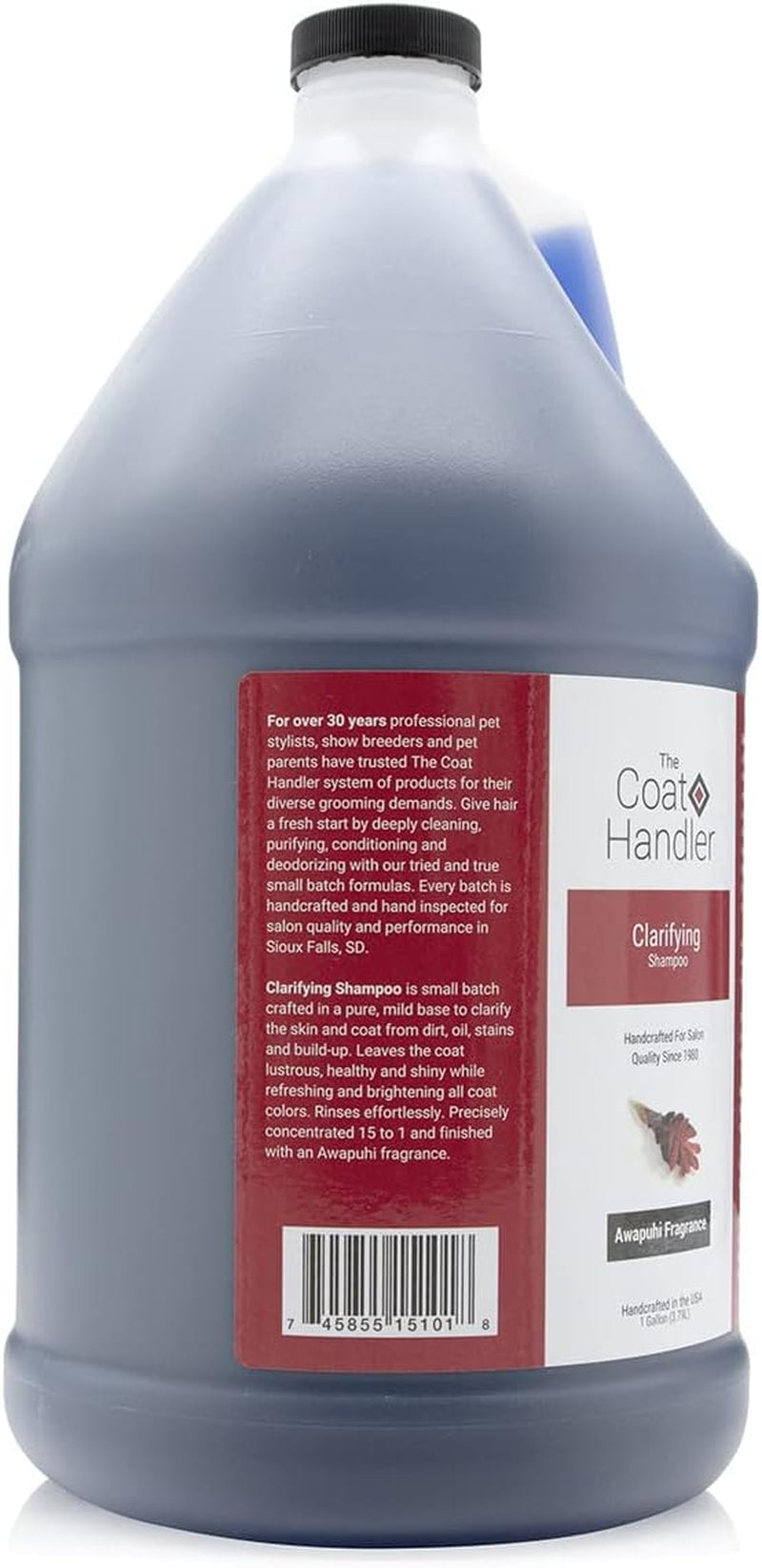 Clarifying Dog Shampoo, Removes Stains, Awapuhi, 1 Gallon