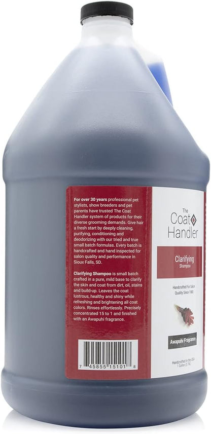 Clarifying Dog Shampoo, Removes Stains, Awapuhi, 1 Gallon