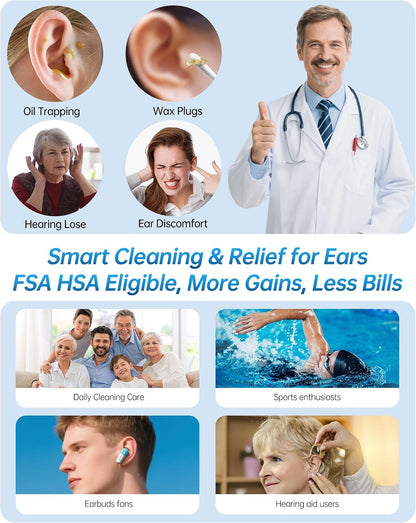Electric Ear Wax Removal Kit Effective Flushing Irrigation