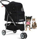Cochecito para Mascotas 3 Ruedas Plegable, Perros y Gatos hasta 35 lbs