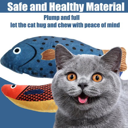 Cats Catnip Toys, Realistic Fish Interactive Toys for Kitty Pets