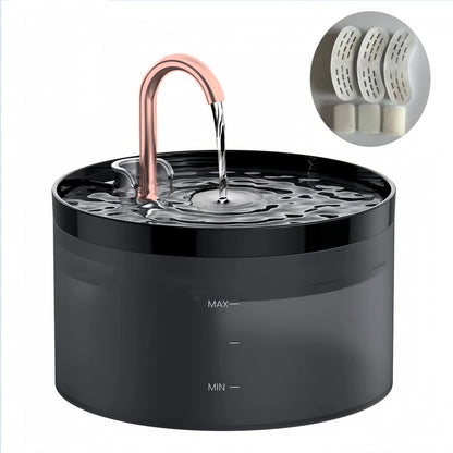 2.1L Automatic Pet Water Fountain Indoor Ultra-Quiet Pump Faucet Cat Fountains Suitable with USB Sensor Electric for Cats Dogs