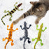 Plush Lizard Catnip Toys for Indoor Cats 4 Pack