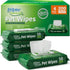 Naturals Pet Wipes for Dogs and Cats 100% Natural Plant Based with Organic Antioxidants, Dog Wipe Cleaning Deodorizing | Cat Wipes | Puppy Wipes | Dog Wipes for Paws and Butt (200Ct - 4 Pack)